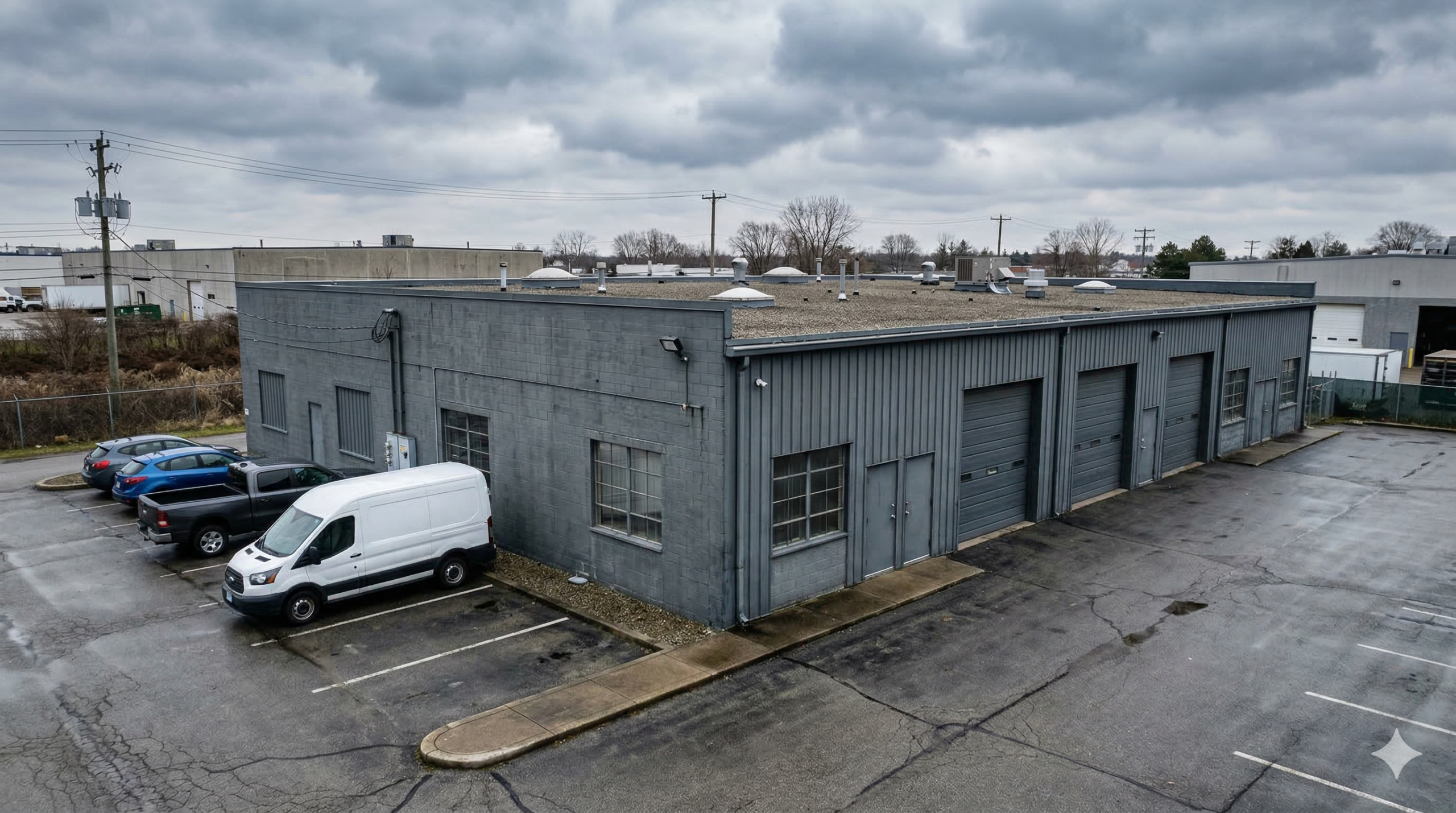 Rose Rock Roofing small commercial flat roof installation with clean membrane system